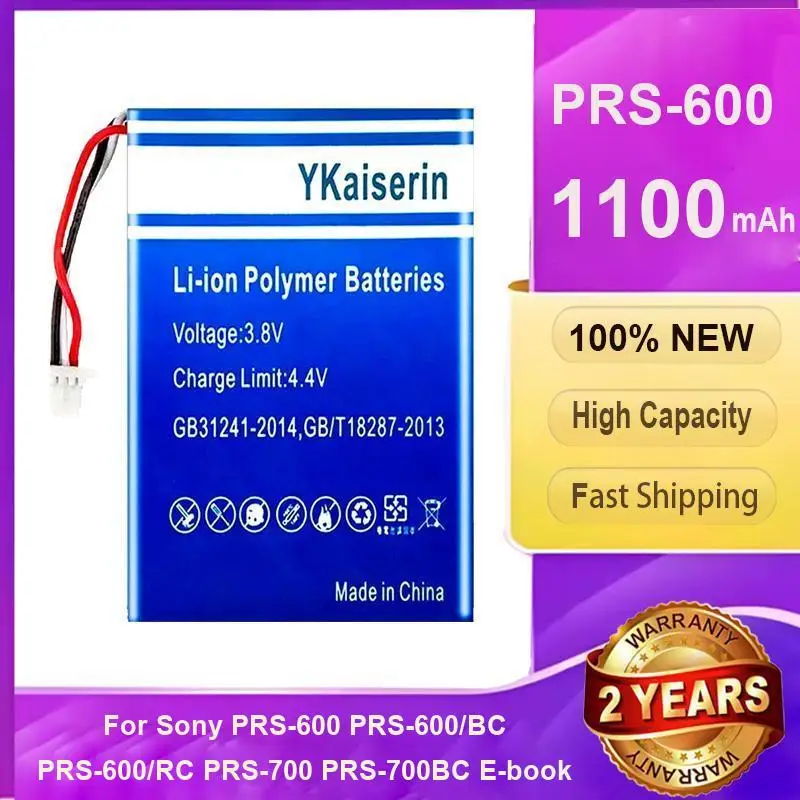 

1100mAh For Sony Prs-600 Prs-600 BC Prs-600 RC Prs-700 Prs-700BC E-Book High Quality E - Book Battery