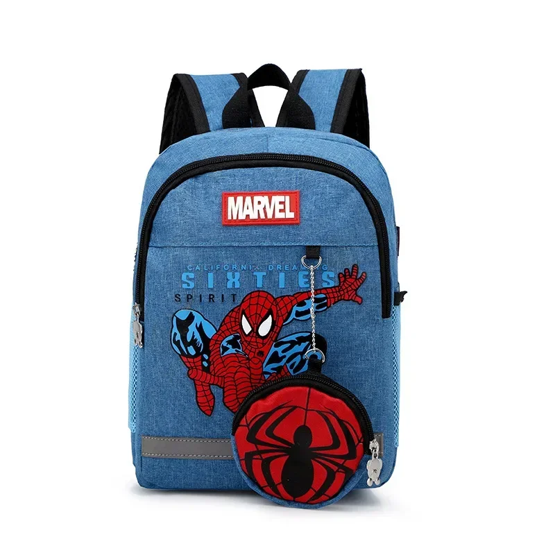 

Disney Kids Cartoon Avengers Spider-Man Captain America Backpack Schoolbag Girls Princess Sofia Backpack Primary Schoolbag