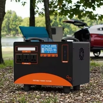 2500 واط 3000 واط 3500 واط مولد المحمولة الصامتة في حالات الطوارئ محطة طاقة محمولة مولد الطاقة الشمسية تخزين الطاقة إمدادات الطاقة #4