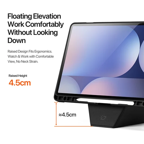Imagen 2 del producto Funda DUX DUCIS para tableta Samsung Galaxy Tab S11 Ultra S10Lite S9Plus con soporte para bolígrafo S, funda con soporte multiángulo para encendido y apagado automático