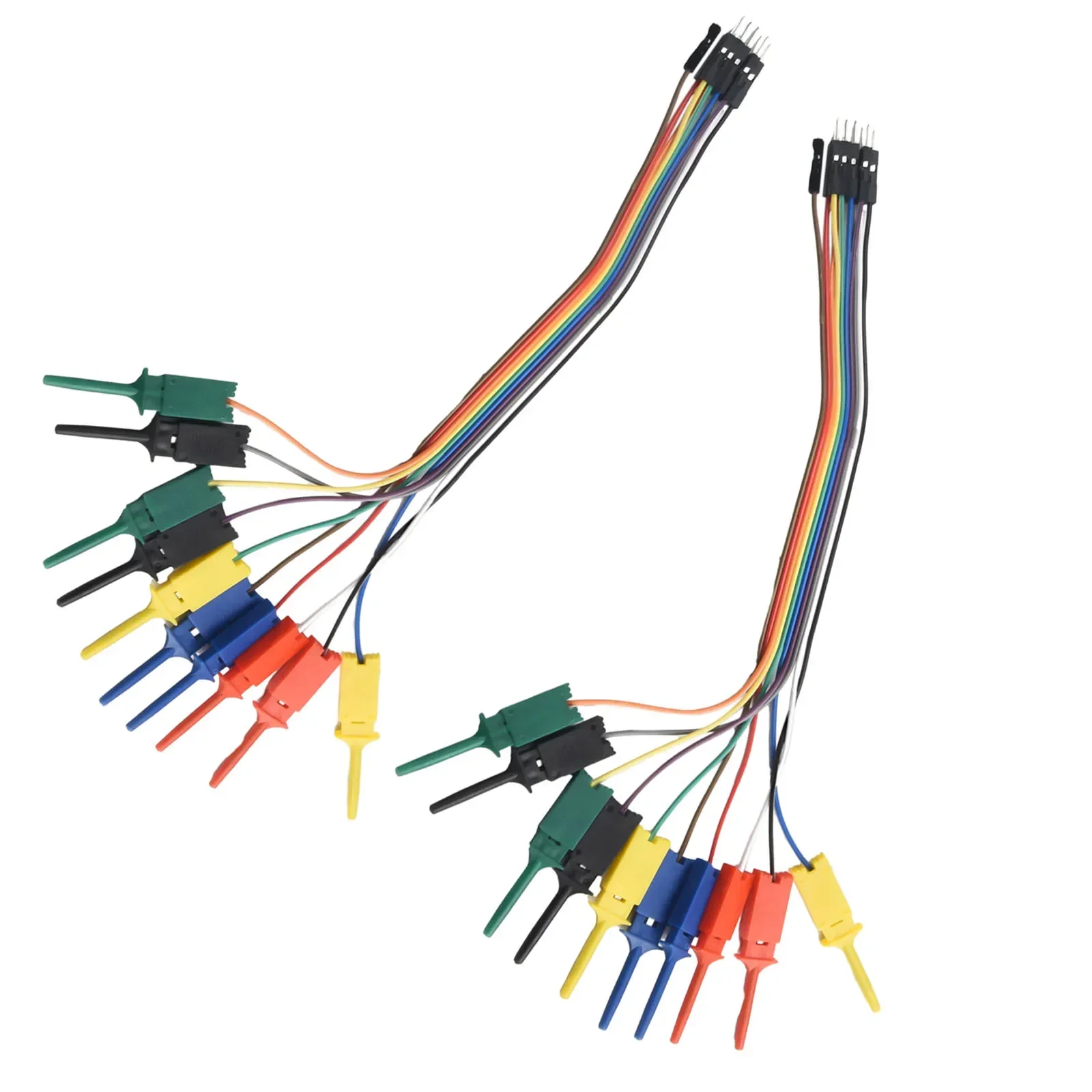 30cm 10PIN Test Hook Clip Logic Analyzer Cable Wire Efficiency Logic Analyzer Cable Gripper Probe Test