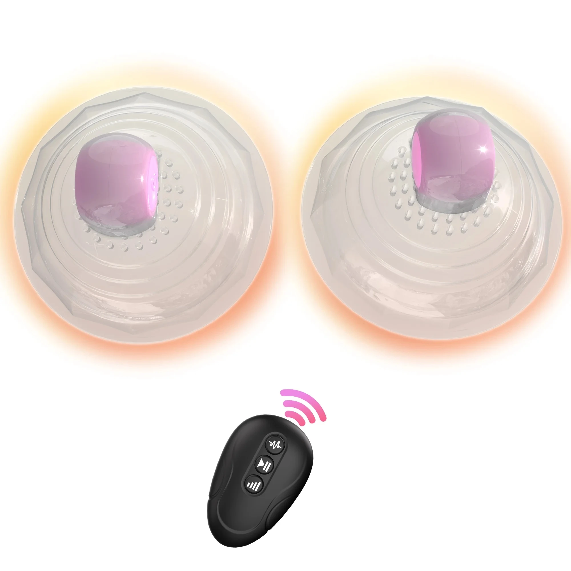 Remote Control Vibrating Nipple Sucker Vibrator for Women Breast Massage Stimulator Nipple Cover BDSM Adult Sex Toys for Couples