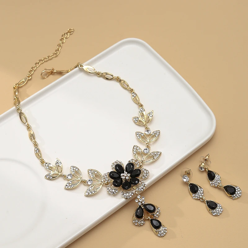 

Obega Original Vintage Women Jewelry Sets Cubic Zircon Jewelry Sets for Women Wedding Earrings Necklace 2023 New Fashion