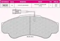 Store code: 93835 for ten brake pad DUCATO BOXER JUMPER 18Q (16 rim) FISLI (02 06)