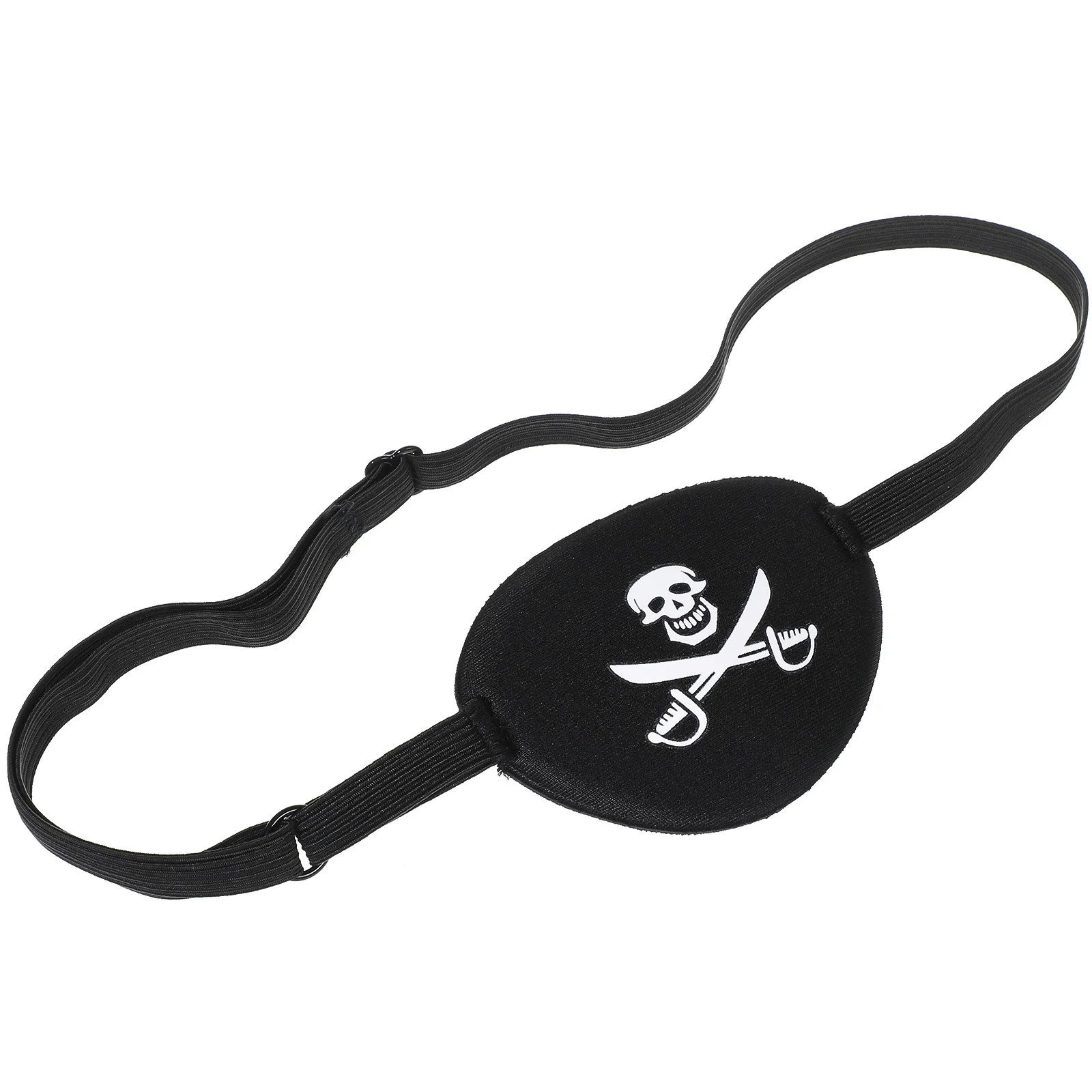 Opaska na oko z piracka opaska na oko czaszką dla dorosłych maska na oczy do impreza z okazji Halloween cosplayu w kolorze czarnym maska na oczy piracki styl opaska na oko