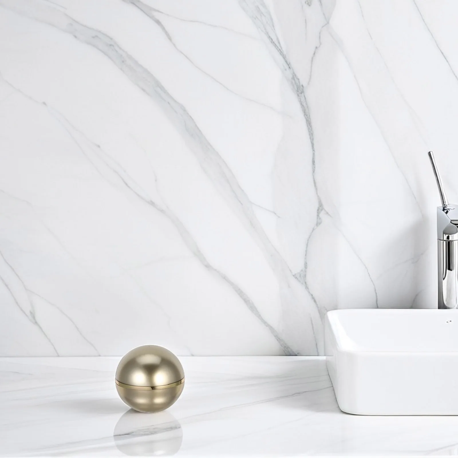 

1pc Plastic Cream Box for Travel Lightweight Sample Jars Packaging Cosmetics Filling Golden Body Balm Bottle Mini Size Sealed