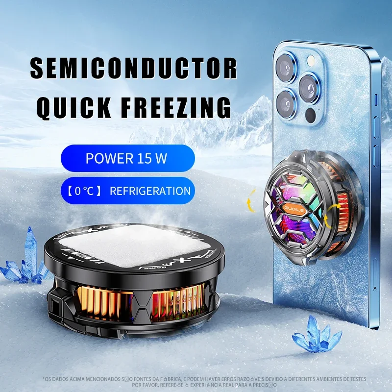 

Mobile Phone Cooler Game Fan Radiator Cell Phone Portable Cool Heat Sink for IPhone Xiaomi Samsung IPad Cooler Accessories Gifts