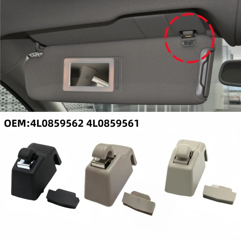 Car sun visor support fixing clip bracket hook bracket，Suitable for Volkswagen Touareg、AudiQ7、Porsche Cayenne 4L0859561/4L085956