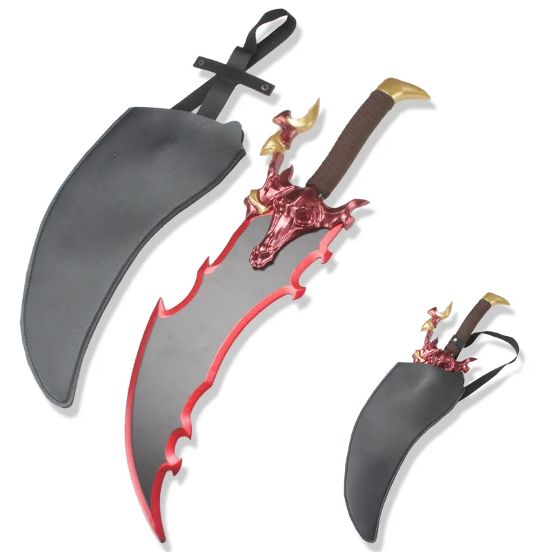 Nowy Model 2025 Gorąca Gra Mobilna Solo Przebranie Broń Bambusowa Drewniany Miecz Rekwizyty Cosplay Miecze Nie Ostre Prezent na Boże Narodzenie