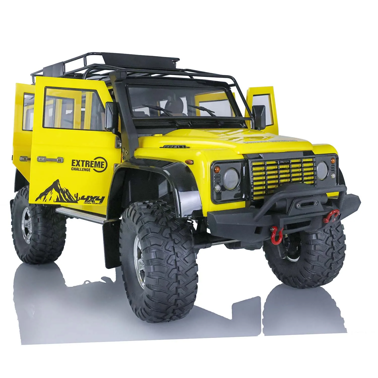 1/10 4x4 Off-road Climbing Vehicle P411 Painted Finished RC Crawler Car Differential Lock 45A ESC Remote Control Model TH20438