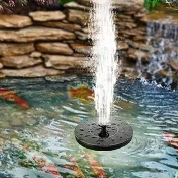 Waterfall Fountain Mini Solar Water Fountain Pool Pond Garden Decoration Outdoor Bird Bath Solar Powered Fountain Floating Water