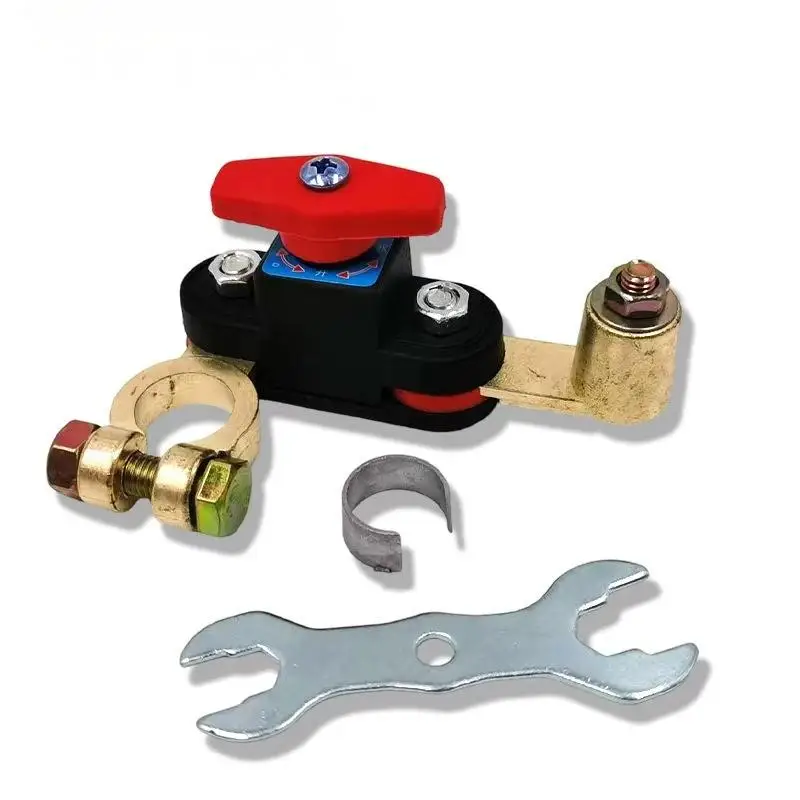 

1 Set Bidirectional Joint Can Rotate Disconnect Switch Car Battery Disconnect Switch ﻿Anti-Power Off Leakage Circuit Breaker