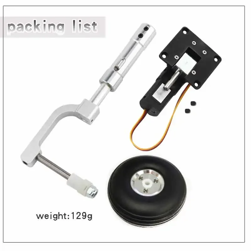 Train d'Atterrissage Électrique Rétractable Servo, pour Avion RC à Flèche Rouge de 4 à 6kg, 40 à 60E