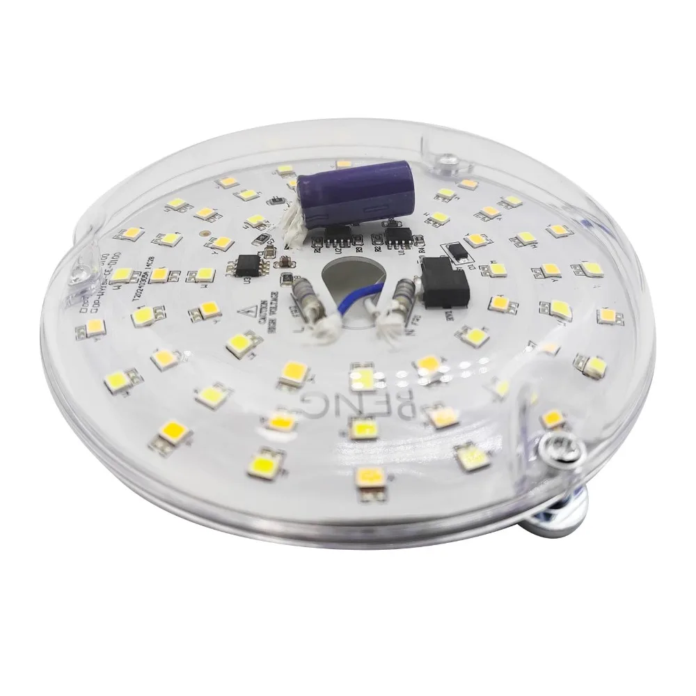 Convenient 4inch Ceiling Fan LED Light 15W 3CCT LED Retrofit Light Kit Ceiling Fan Light Replacement Home Use