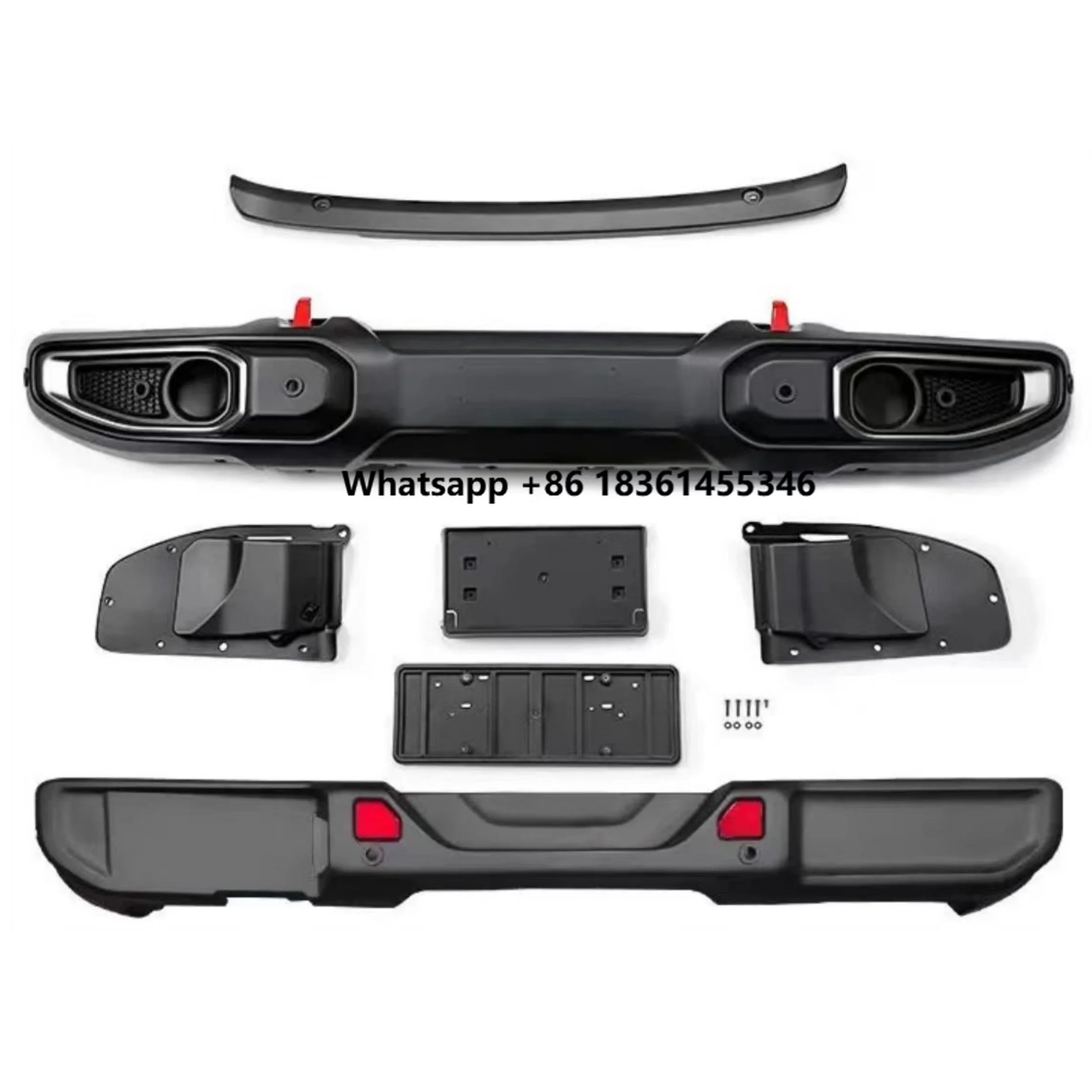 

For Wrangler 2008-2021 modified Front Rear Surround Body kit Car Accessories Front bumper Rear bumper Assembly