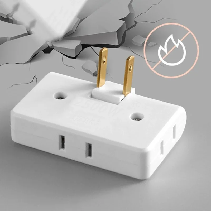 180 Degree Rotatable Socket Converter 3/4 in 1 Multi Plug Extension USB Plug Mini Wireless Outlet Adapter Durable