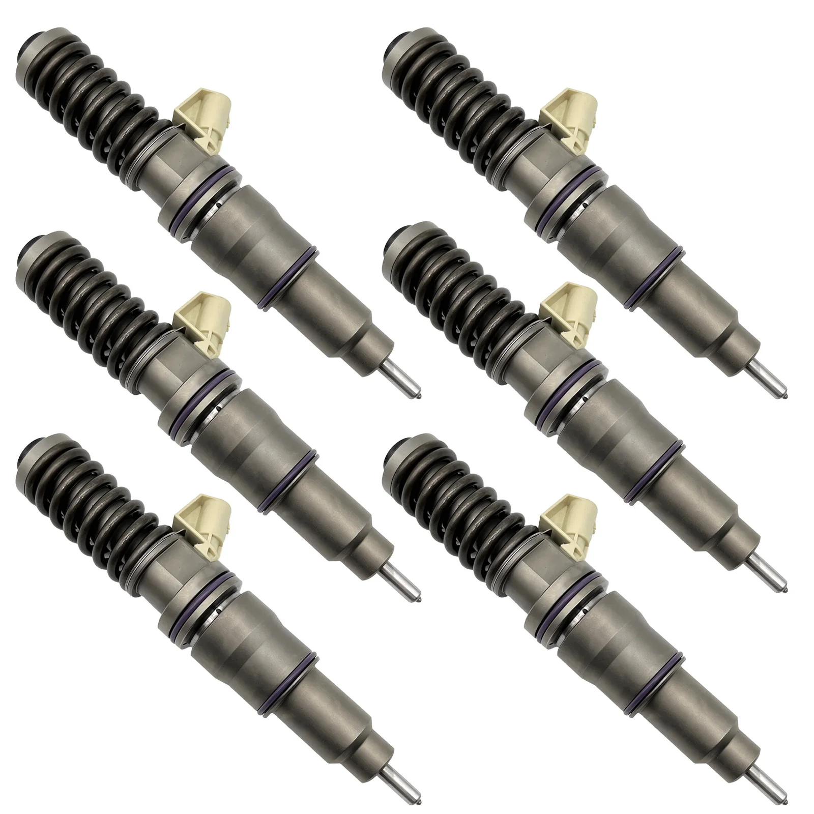 6PCS Fuel injector BEBE4C00101 Fits for Delphi E1-4C Engine