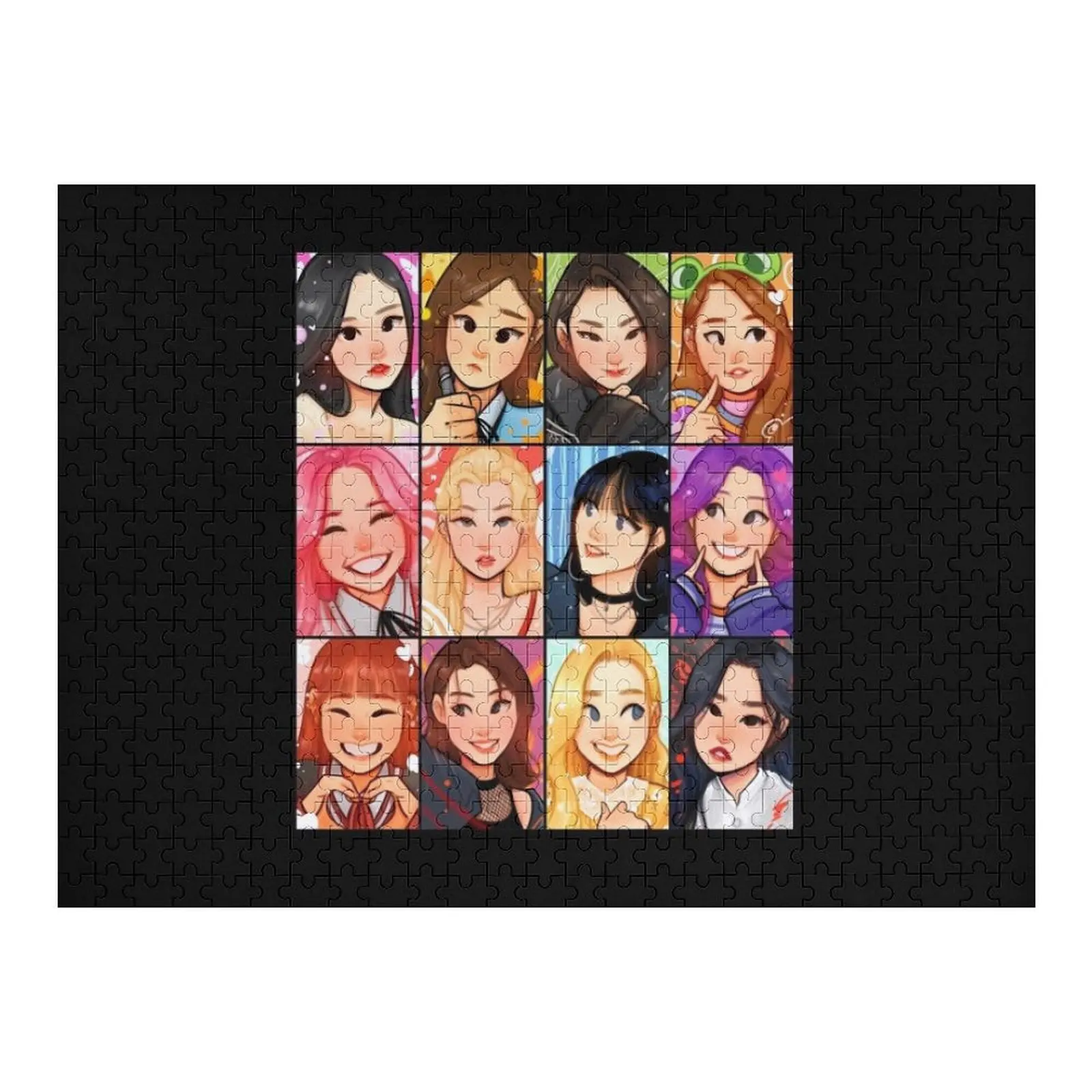 

Loona Band Girl Group Blockberry Креативный раскрываемый проект Периодически выделяет один милый подарок Пазл