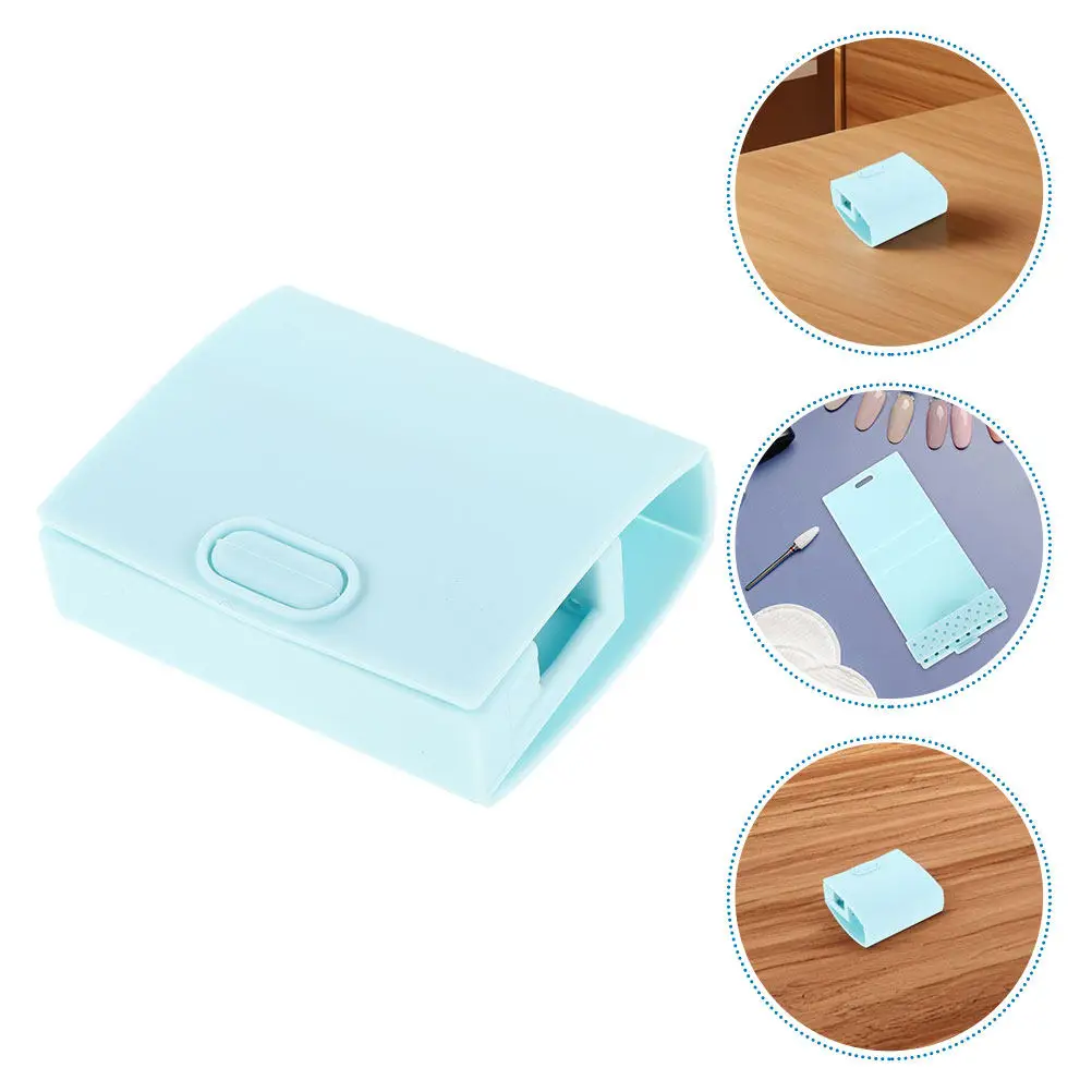 

Набор из 2 компактных органайзеров для насадок к фрезеру, портативный футляр для маникюрных инструментов, подставка для демонстрации в салоне