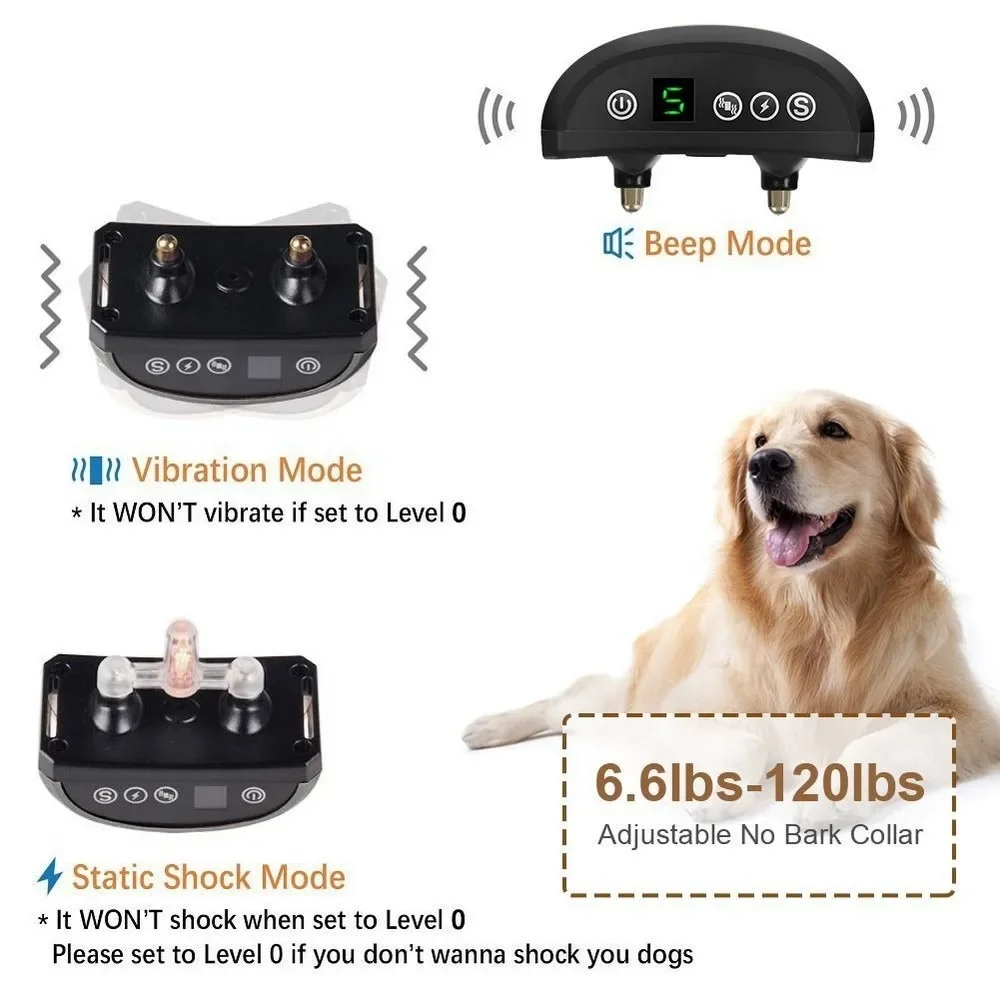 New Pet Supplies: LED Intelligent Ultrasonic Bark Stop Device, Dog Repellent, Electric Shock, Fully Automatic Dog Training