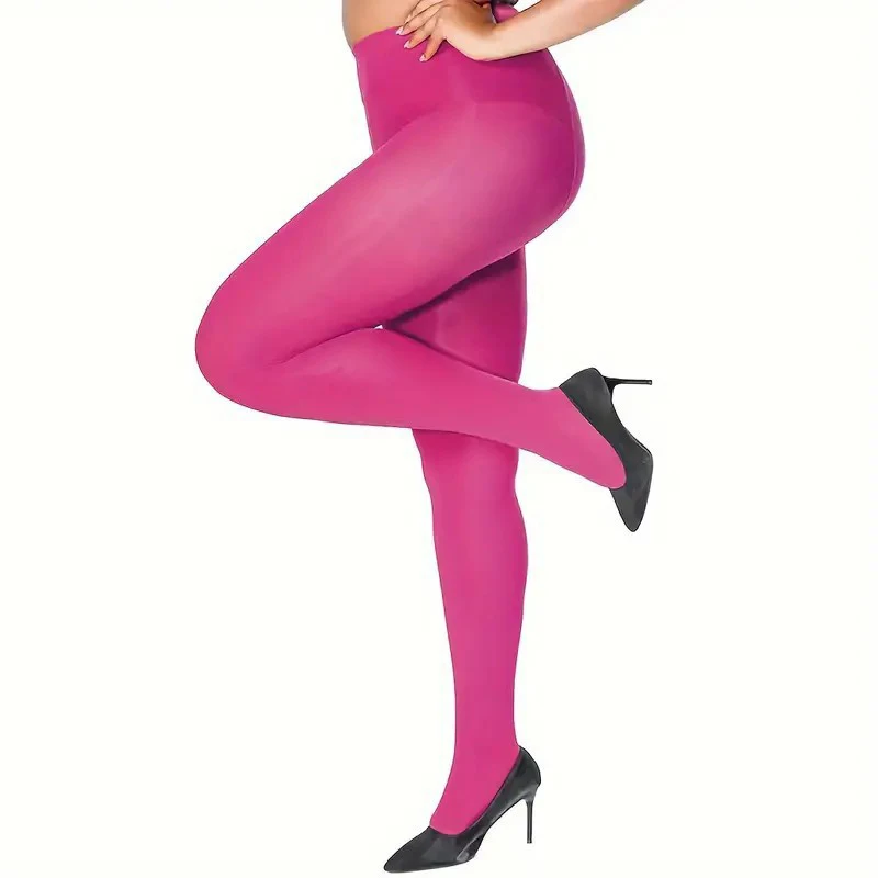 Plus Größe 120D Samt Strumpfhosen Für Frauen Sexy Einfarbig Strumpfhosen Weibliche 14 Farben Elastische Strumpfhosen Weiche Mode Leggings neue – Detail 14