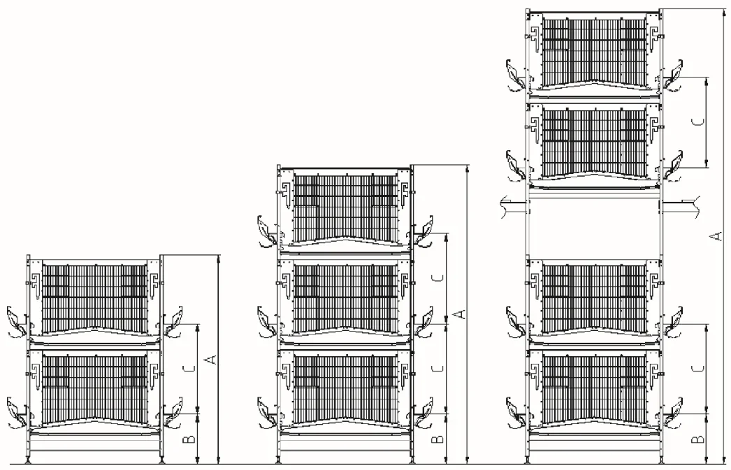 aCommercial Chicken Breeder Cage Equipment With Large Bird Space And Aluminized Zinc Structure For Poultry Breeding Farms