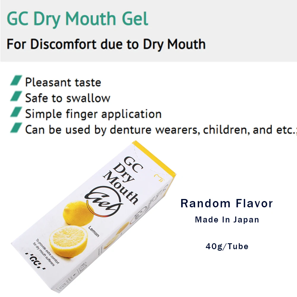 

GC Dry Mouth Gel Oral Moisturizing Against Dry Mouth Relief Treatment Cream Breath Fresh Moisturizer Saliva Dental Oral Products