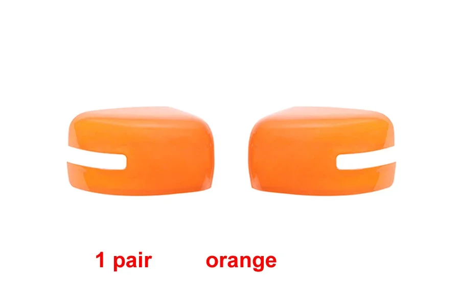 For Jeep Renegade 2016-2021 ABS Rearview Mirror Cover Cap Shell Decoration Stickers Protector Carbon Fiber 1 Pair