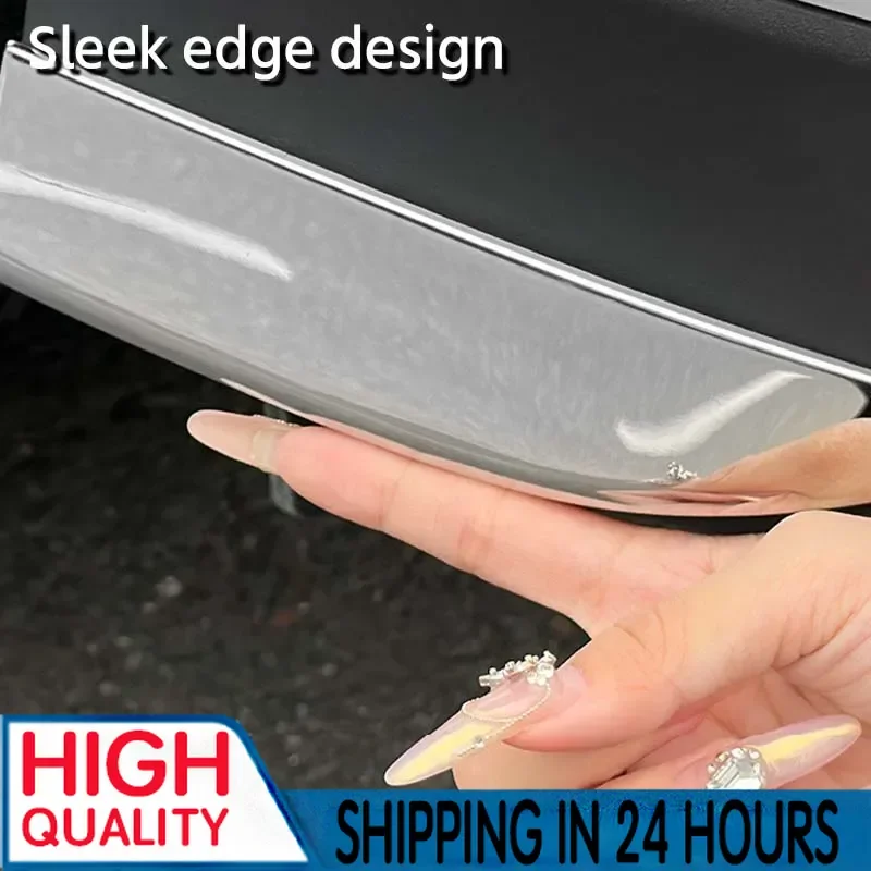 Front Bumper Corner Guard Anti-Collision Strips Protector Cover For BYD Song Plus Seal U Dmi 2023-2025 Bumper Decoration Trim