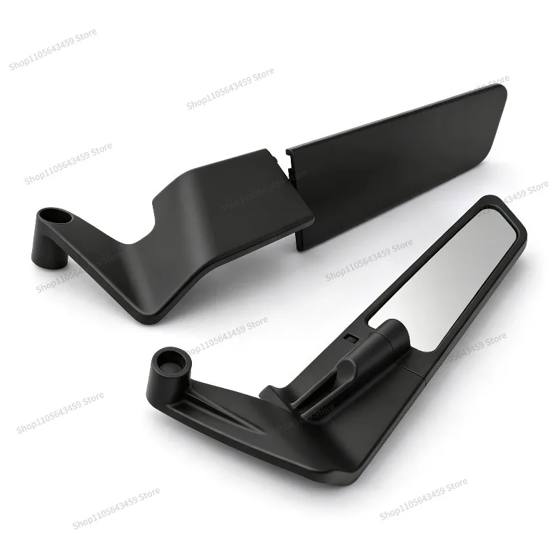 For Fixed Wing Motorcycle Rearview Mirror Invisible Wing Mirror Adjustable for KTM 200 250 390