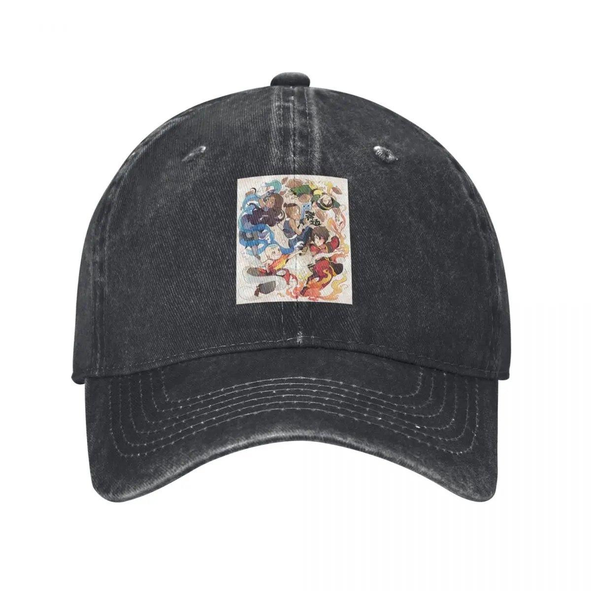 Avatar The Last Airbende Baseball Caps Snapback Denim Fabric Hats OutdoorSports Baseball Cowboy Hat for Unisex