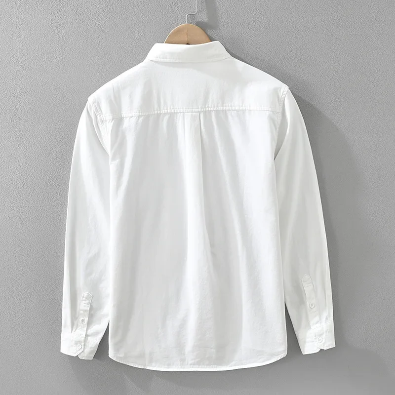Japanese Fashion Men Long Sleeve Black Shirt Spring Fall Streetwear Patchwork Printed Shirt Man Casual 100%Cotton Men's Clothing