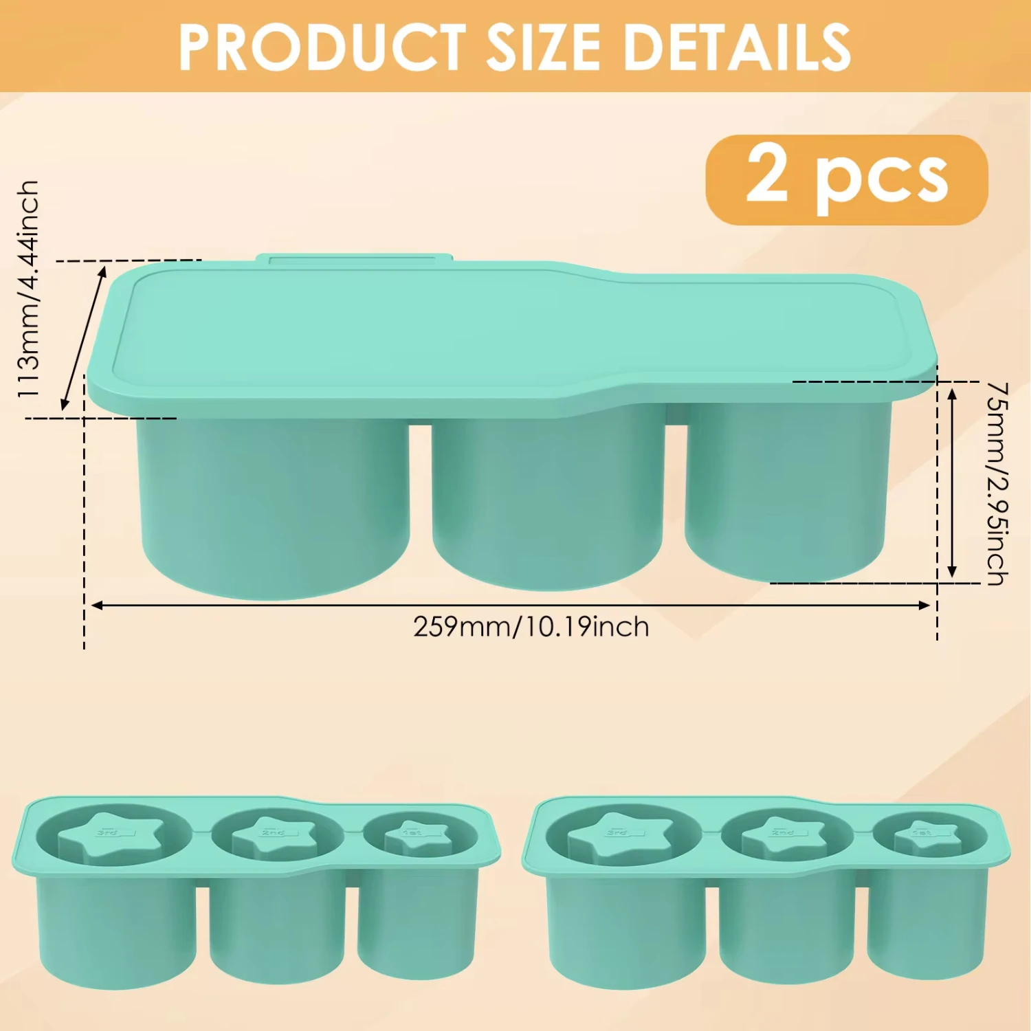 Round Ice Cube Tray with Lid Ice Mold Cup Tumbler Making Summer Freezer Container Whiskey Coffee