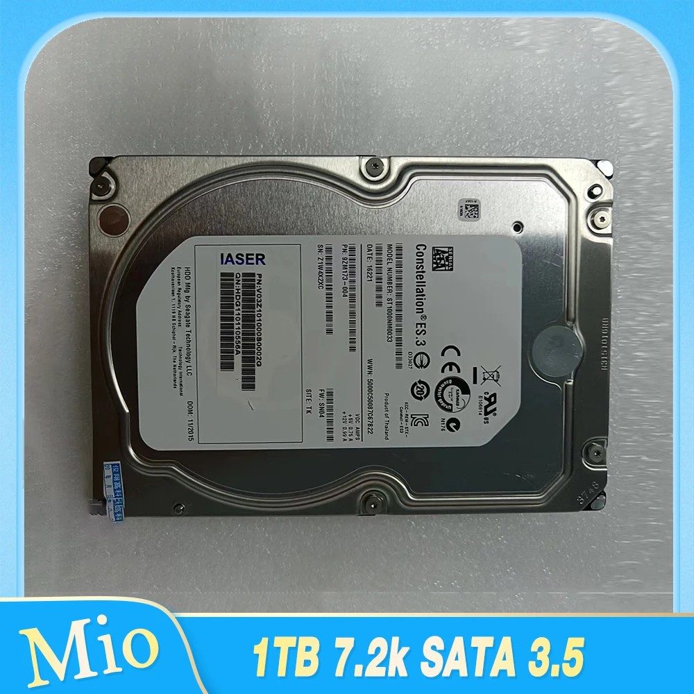 Enterprise Mechanical Hard Drive 1TB 7.2k SATA 3.5