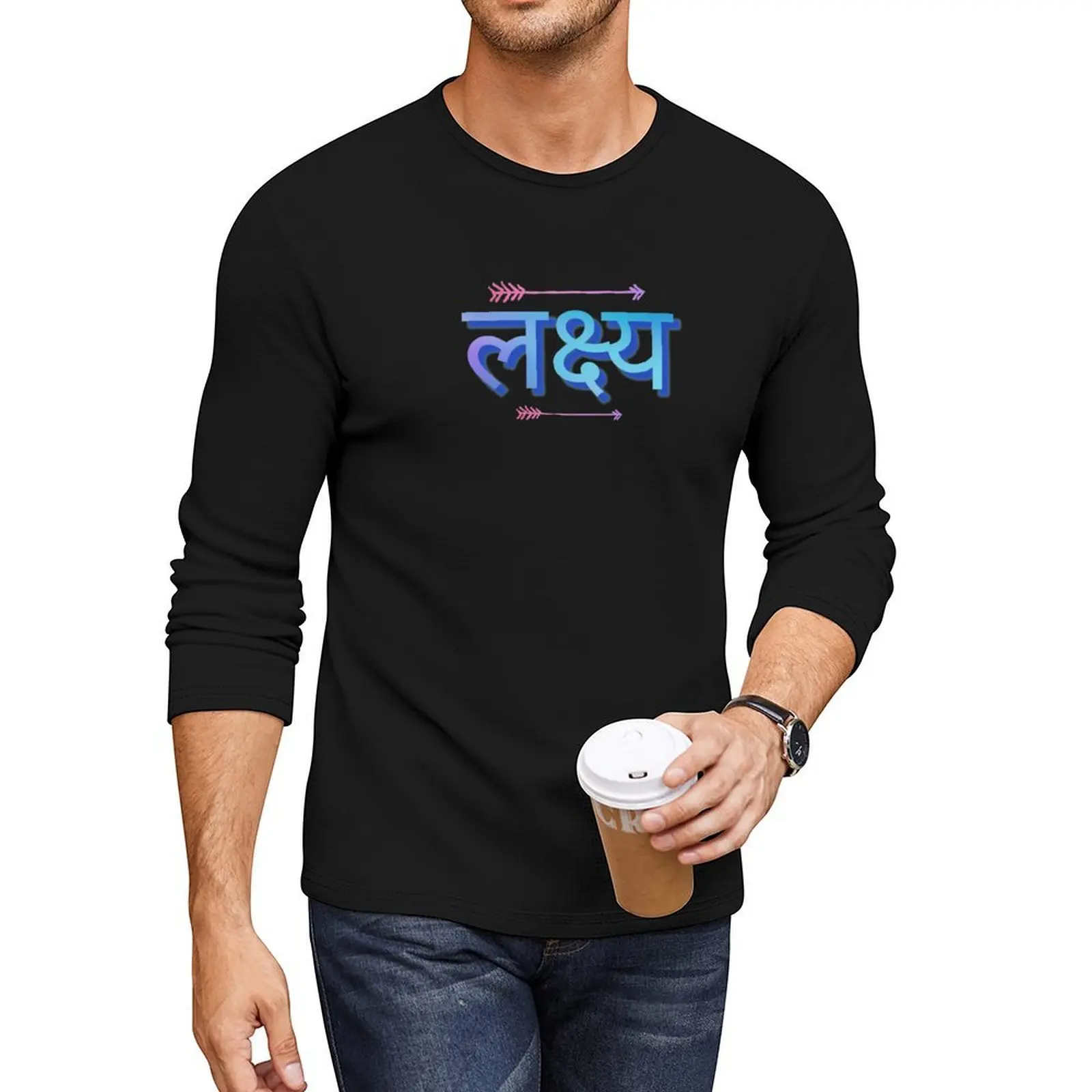 

Lakshya - The Goal Long T-Shirt custom t shirt graphics t shirt anime fruit of the loom mens t shirts