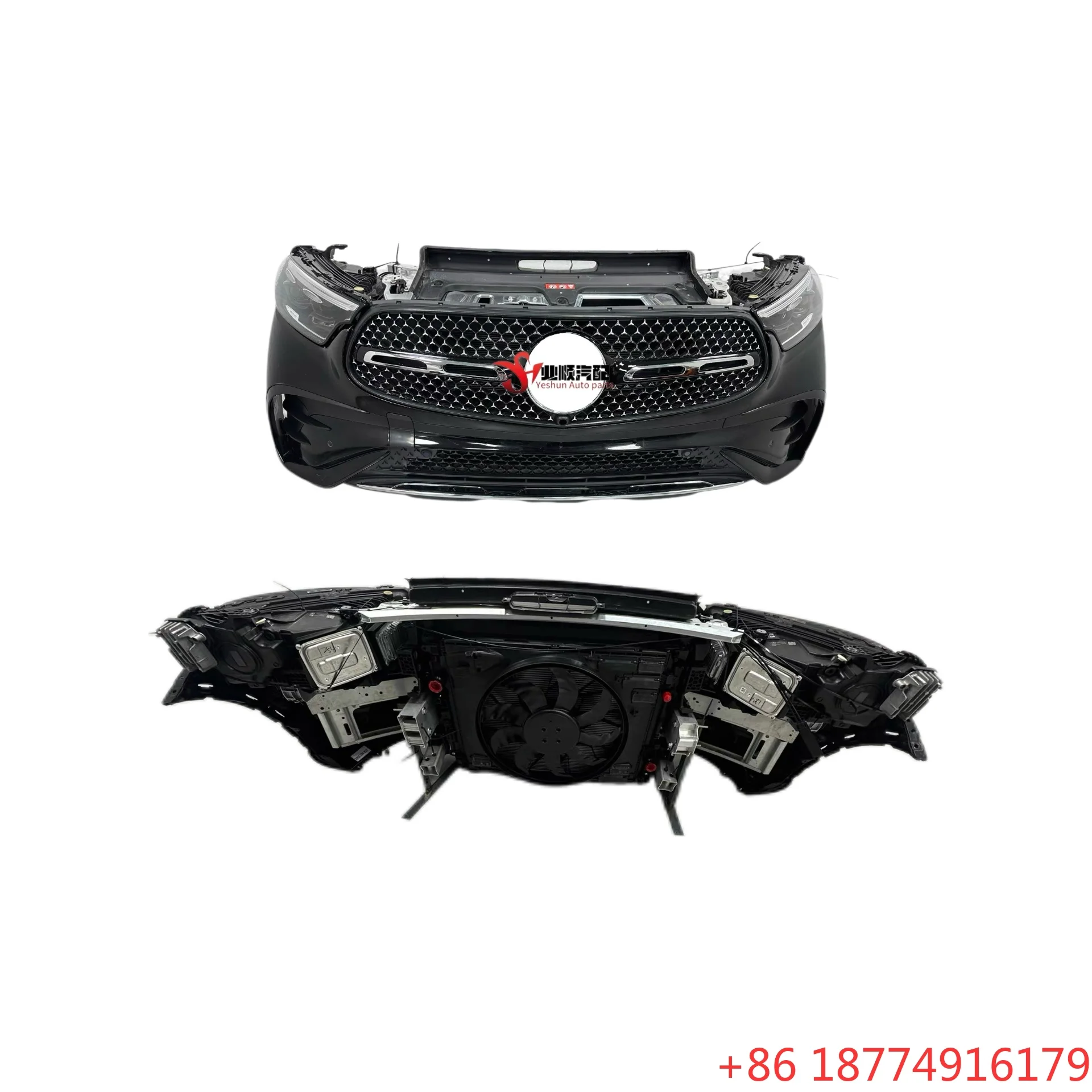 

Original Hot-selling GLC254 GLC260 GLC300 Front Bumper with Grille Bumper Radiator Assembly LED Light for -Body Kit