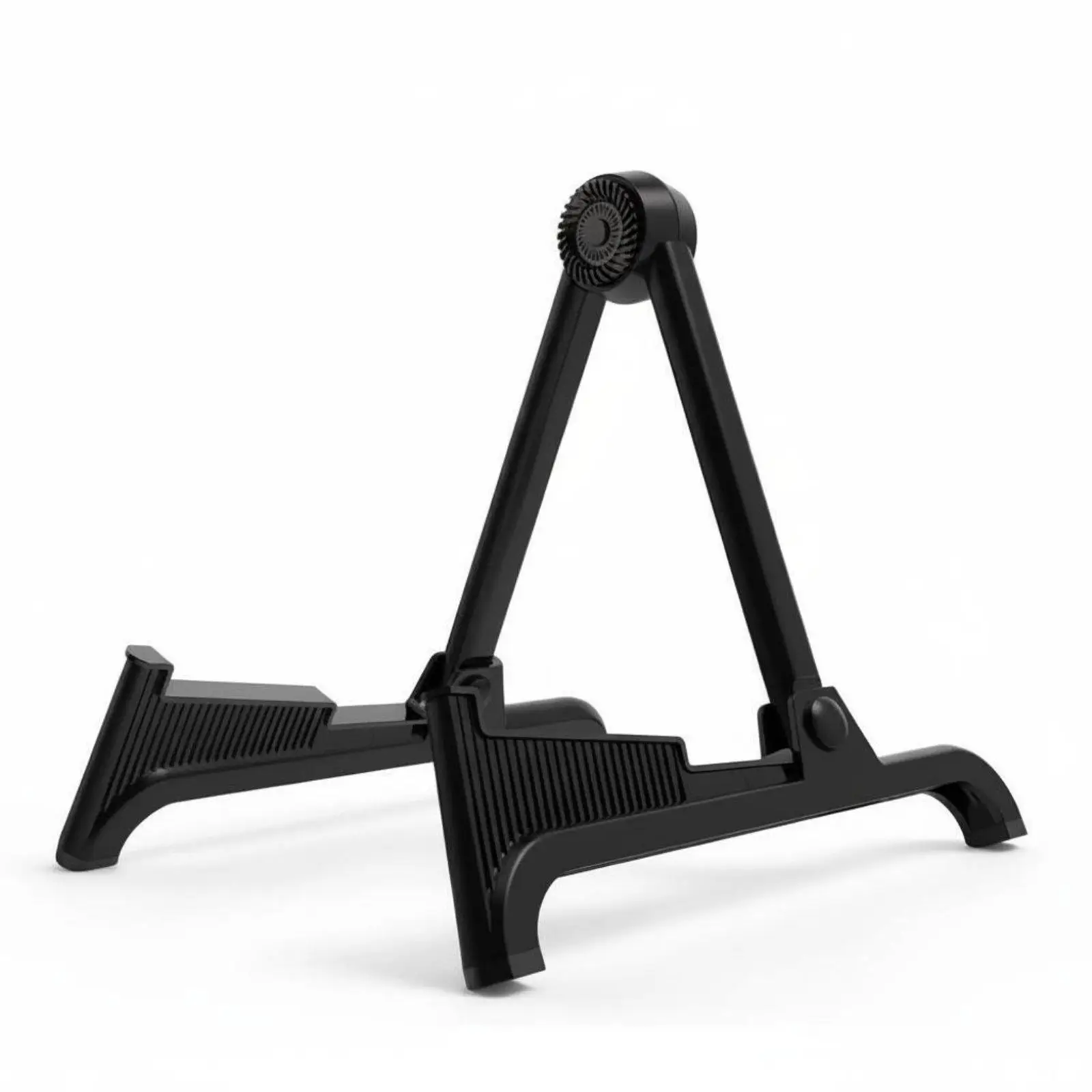 Portable Folding Rack for Guitar Bass Ukulele Banjo Violin with Soft Cradle Protection Sturdy Tripod Base for Studio Travel
