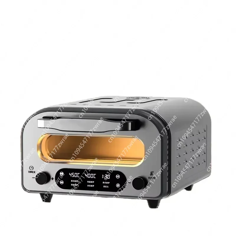 220V Electric Pizza Oven Home Use 12 Inch Pizza Maker Portable Countertop Versatile Pizza Oven