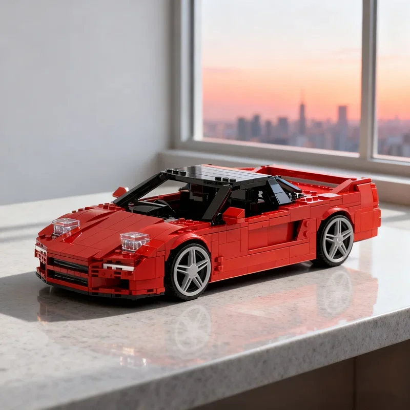

1292pcs MOC Jp cars Acura NSX Creator Experted Model Building toy blocks Architecture DIY creative Christmas gifts idea Brick