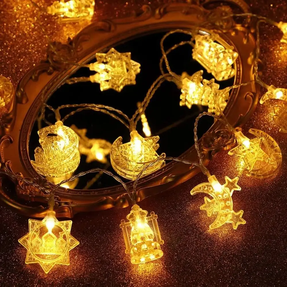 

1.5 M EID Mubarak String Lights Battery Operated Decorative Islamic Muslim Light String 10 LED Ramadan String Light