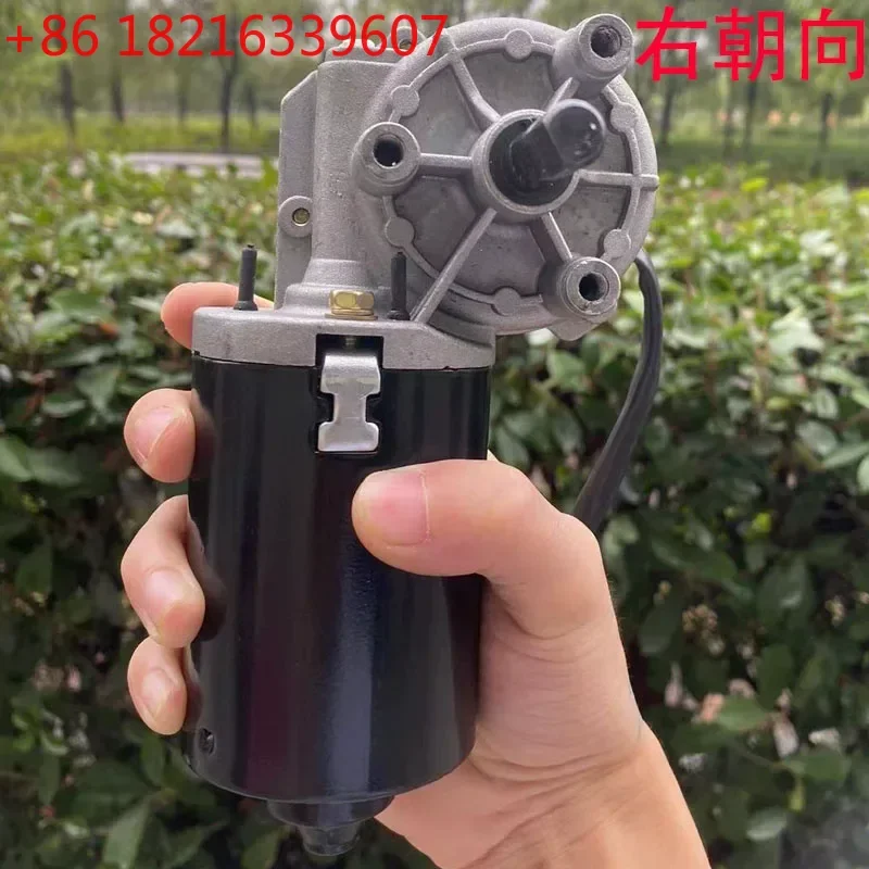 TAO Worm gear reducer motor, copper turbine, plastic worm gear above 80 turns to the right D axis