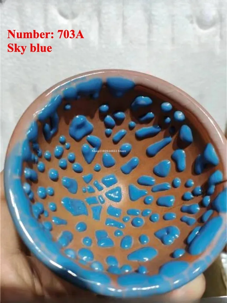 500g Ceramic Glaze Electric/gas Kiln Pearl Glaze Hand-DIY Pottery Tea Cup High Temperature Oxidation Restore Coloring Pigment