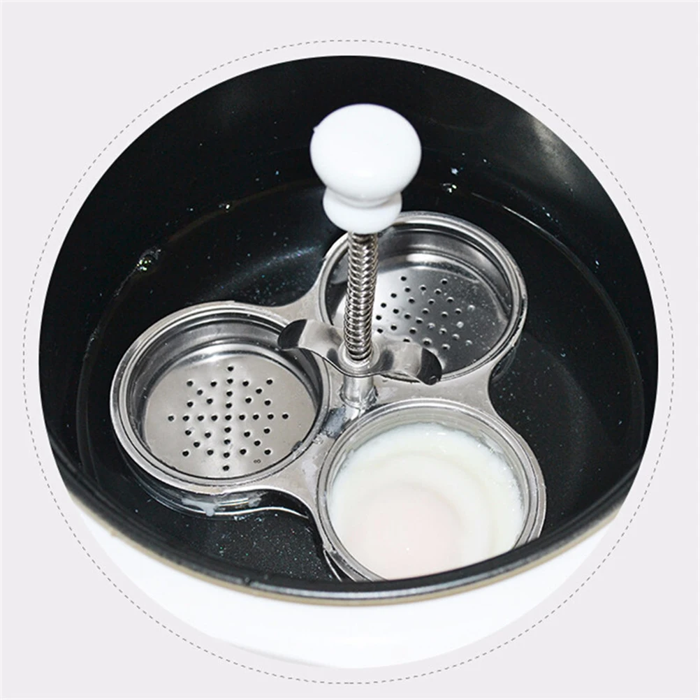 

Egg Cooker Grid Steamer Stainless Steel Boiler Egg Cooker Stainless Steel Poacher Kitchen Utensil Stovetop Cooking Machine