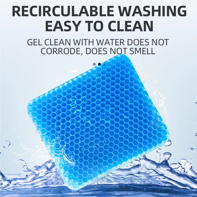 Summer Ice Cushion Honeycomb gel Office Sitting Pain Prevention Chair Cushion Ice Cushion Breathable Cushion