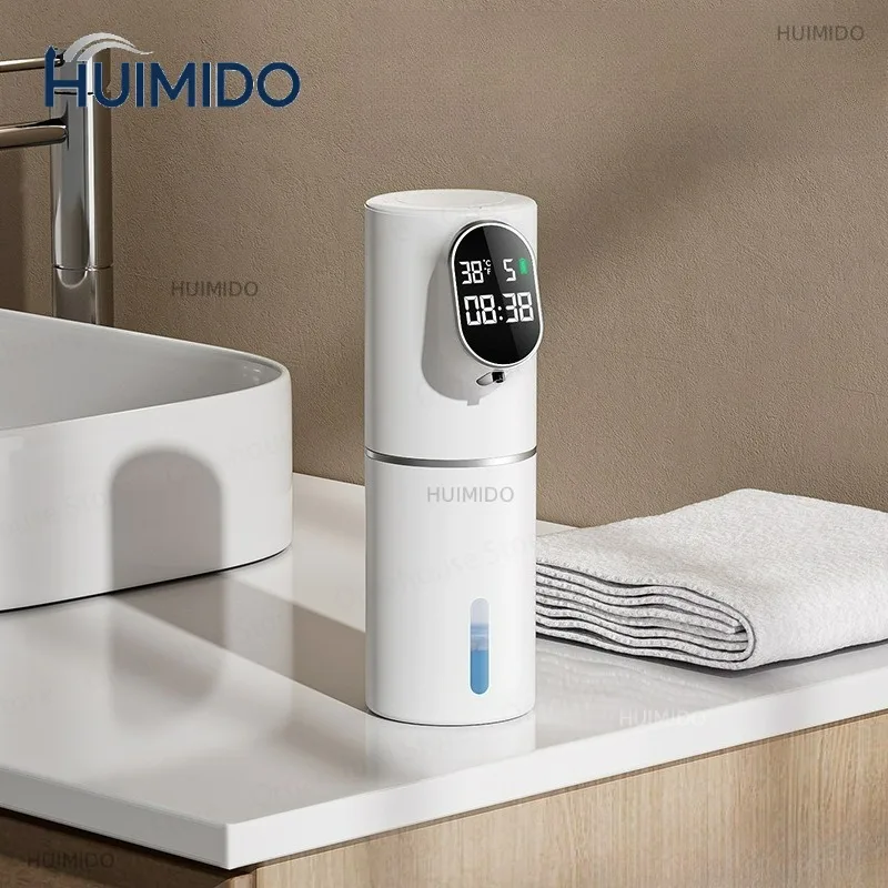 Automatic Soap Dispenser with LED Display Rechargeable 5 Level Adjustable NEW 2 in 1 Desktop Wall Hanging Bathroom