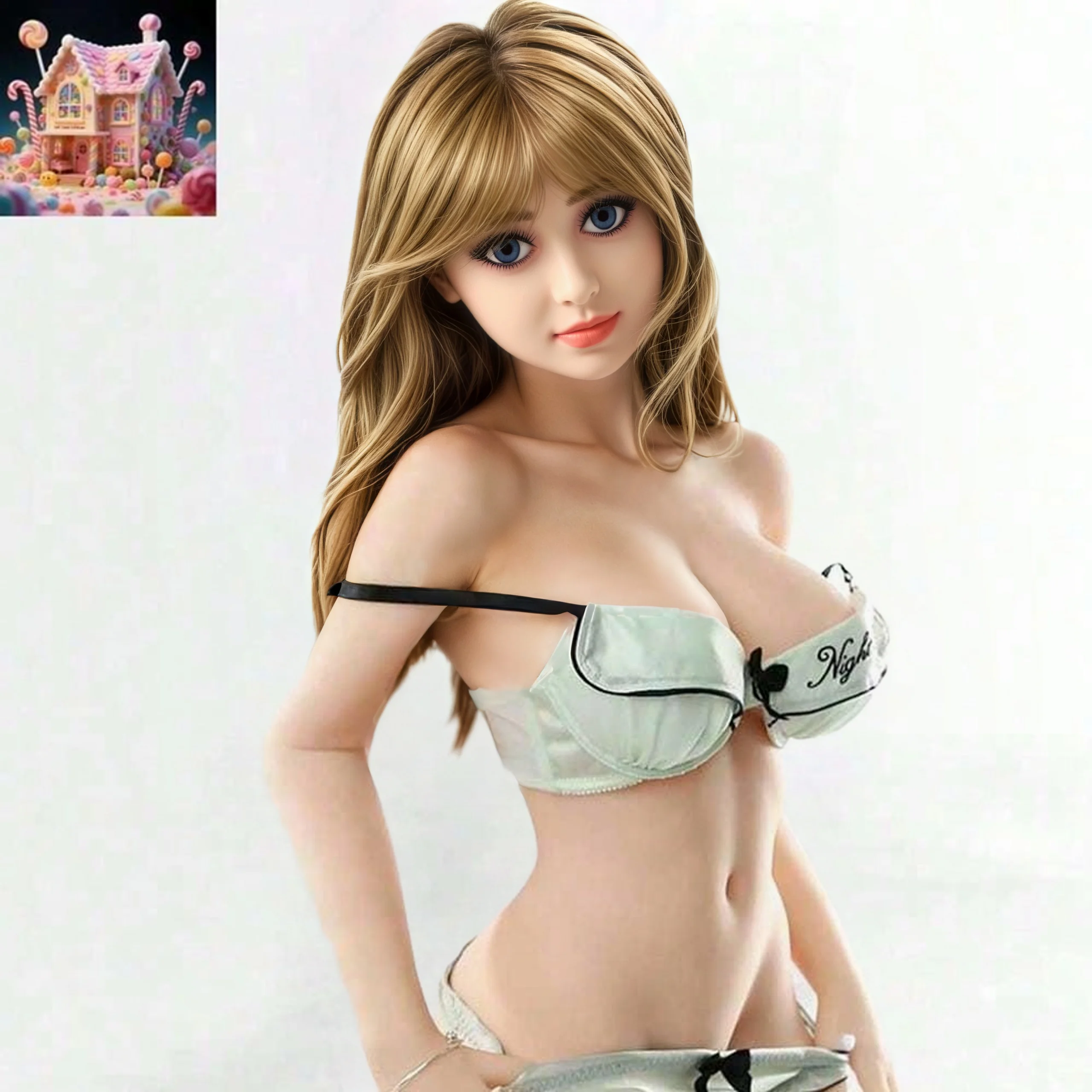 

Бесшовная кукла TPE 140 см/100 см, прочные кости, универсальные позиции, изысканный макияж, нежная кожа, подходит для фотографии,