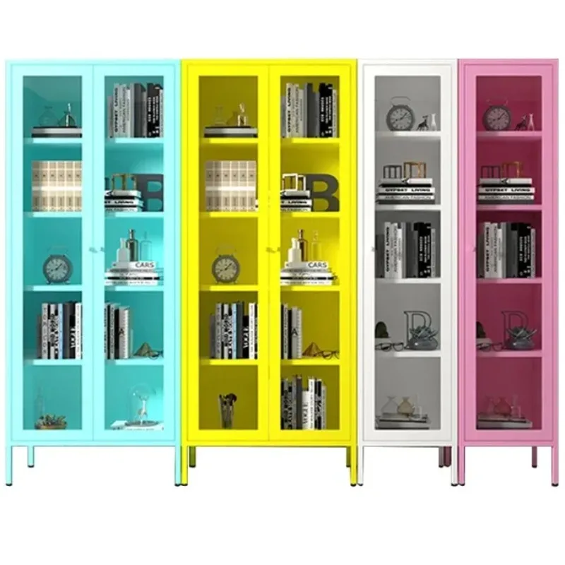 Libreria per bambini Vetrina in vetro Vetrina Porta portaoggetti Libreria antipolvere Vetrina in vetro per mobili per la casa