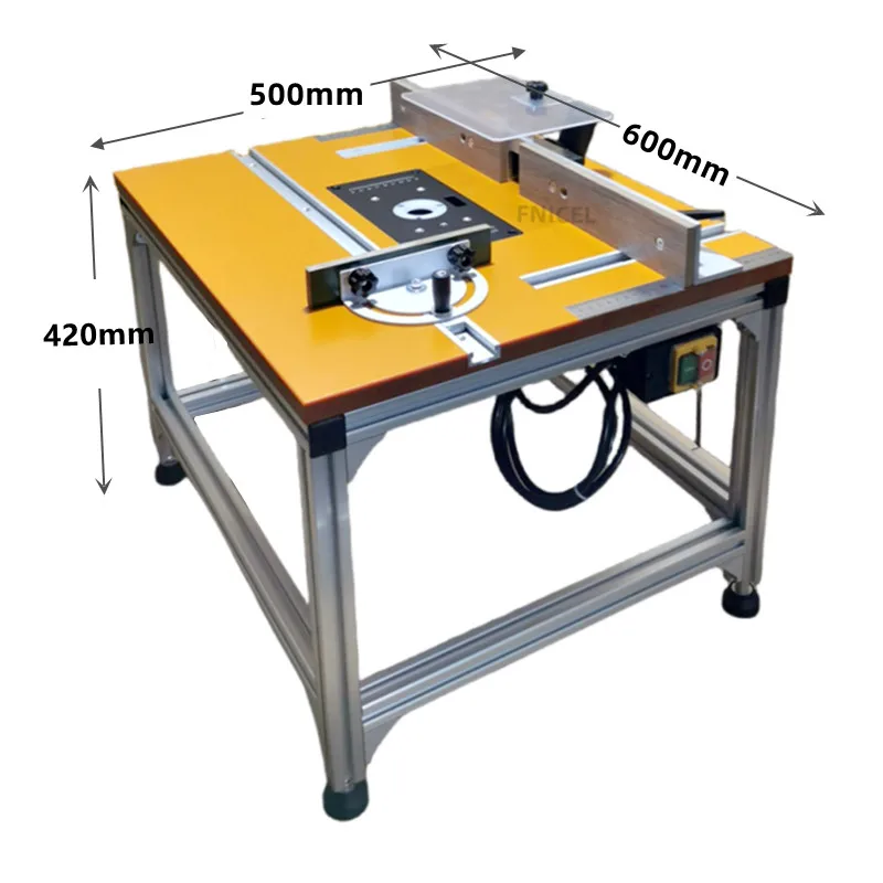 Woodwork Table System W/ Router Table Lifting Insert Plate, Fence, Miter Gauge