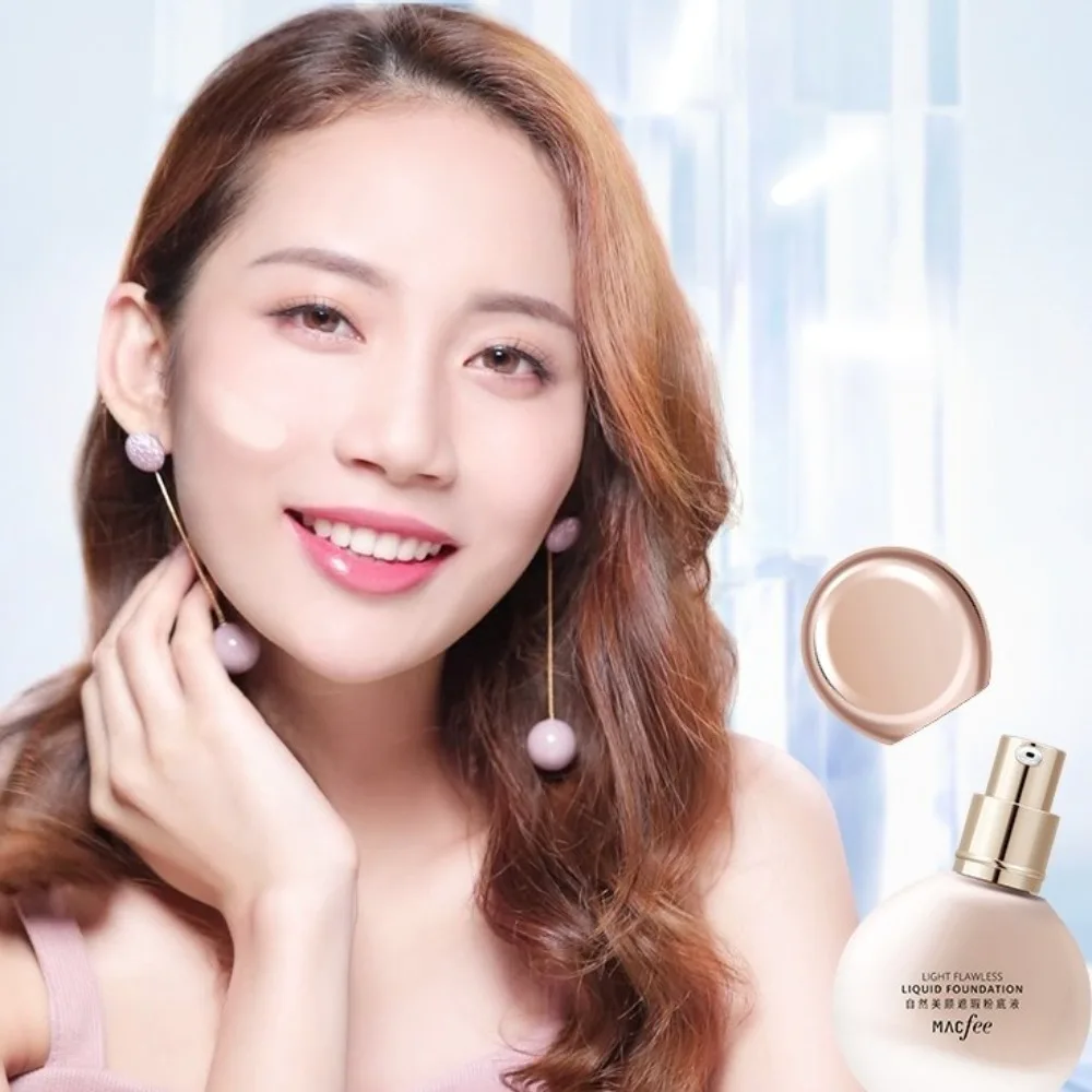 

Invisible Pores Liquid Foundation Non-Fluffing 8h Lasting Waterproof Foundation Sweatproof Face Contour Liquid