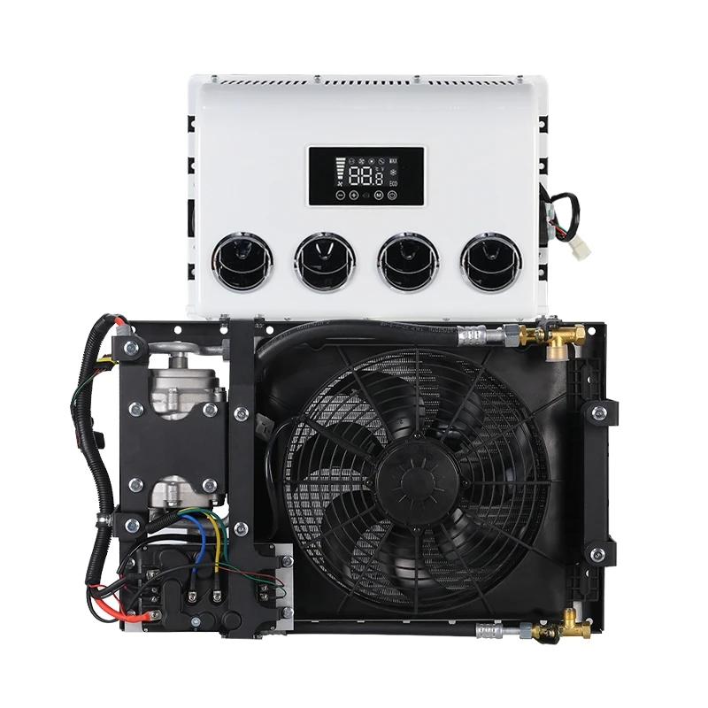 

24V Electric Compressor Pump 12v RV Car Refrigeration For Trucks Parking Air Conditioner